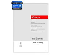 nielsen marco de fotos, 42 x 59,4 cm (A2), Aluminio, Blanco mate, Marco para pósterpara colgaren formato vertical y apaisado, vidrio sintético irrompible, Atlanta