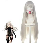 NieR: Automata A2 Anime Bleach Ukitake Cabello sintético resistente al calor Cosplay Accesorios Fiesta de Halloween + Peluca gratis