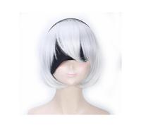 Nier:automata Anime Wigs Short Cosplay Synthetic Hair Wigs
