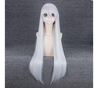 NieR Automata YoRHa Type A No.2 A2 Silver/Light Golden Long Wig Cosplay Disfraz de pelo sintético resistente al calor Pelucas de mujer 2