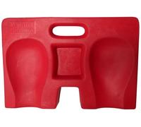 NIERHAUS WOHLTAT Rodilleras - Cojín anatómico Ergopad - Cómodo y práctico protector de rodilla de espuma para baldosas, artesanos, suelos, jardinería - resistente a la humedad