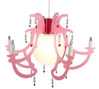 Niermann Standby 179 - Lámpara de techo, diseño de araña Rosata, color rosa