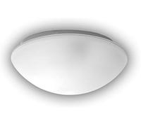 Niermann Standby 65125 a + +, Plafón satinado con borde transparente, 10 W LED, cristal, 25 x 10 cm