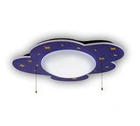 Niermann Standby 665 A + +, HCL plafón Cielo estrellado, madera, 22 Watts, Multi Color, 74 x 57 x 10 cm