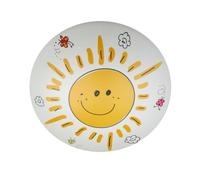 Niermann Standby 681 - Taza de techo, diseño Sunny, color ópalo blanco y amarillo