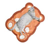 Niesel Alfombrilla refrescante para perros, manta rellenable con agua, resistente, con forma de oso, 30 x 38 x 2 cm, para perros grandes pequeños, cachorros, gatos, verano, sofá, casa, viaje