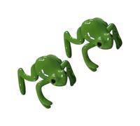 Niesel Anillos de rana, anillo de rana - Anillos extraños | Abierto ajustable fresco divertido divertido joyería de dedo de animales de temática natural para mujeres niños niñas, riferimento alla