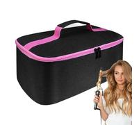 Niesel Bolsa para Accesorios de rulos, Bolsa de cosméticos de Viaje - Estuche de Almacenamiento para Accesorios para rizadores de Pelo, Bolsa organizadora de Viaje Interior para Fiestas,