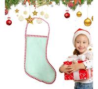 Niesel Calcetines de Navidad Set Red - Calcetines para Festival de Invierno - Bolsas Festivas para Snacks Dulces Reuniones Party Actividades Domésticas Fiestas