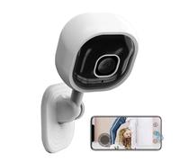 Niesel Cámara de monitoreo,Cámaras de seguridad doméstica,Cámara para mascotas WiFi Monitor 1080P de interior - Dispositivo de monitoreo doméstico para visión nocturna,