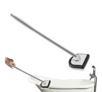 Niesel Cepillo de pared para baño, cepillo de limpieza de baño | Cepillo de limpieza multifunción extraíble | Mopa para azulejos, mopa de ducha con rotación de 180 grados para