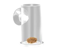 Niesel Comida acrílica para peces, alimento sólido para peces - Dispensador de alimentos fijo para tanque de peces - Innovador mecanismo de picado - Instrumento de alimentación para acuarios grandes y