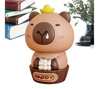 Niesel Decoraciones de tablero de instrumentos, Capybara Solar Gatos Juguetes, Cool Decoraciones Para Vehículos Camiones Traslados Diaria Conducción Automóvil Camping Lugar de Trabajo