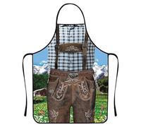 Niesel Delantales vintage para mujer, delantales de cocina para mujer,Falda divertida para delantal de traje de vestido 3D - Trajes alemanes cómodos con bolsillos para barbacoa de cocina, 022, Se