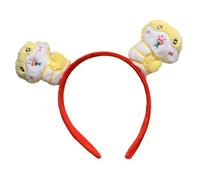 Niesel Diadema de serpiente de felpa, diadema de año de serpiente | Linda diadema de serpientes de peluche | Accesorios de fotografía del año de la serpiente, peluquería de peluche para la familia de