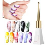 Niesel Esmalte Gel, 10 ml Gel Para Uñas Con Efecto Difusión, Curado Rápido Belleza Mujeres Niñas Esculpido Pintado Arte Manicura Verano Hogar