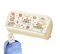 Niesel Estuche Escolar Lindo Capybara | Organizador de lápices portátil,Estuche Escolar de Gran Capacidad para Suministros de Clase y Profesional, Un día en, Se référer au descriptif