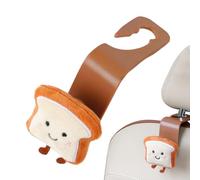 Niesel Gancho de la bolsa del coche, ganchos del reposacabezas del asiento del coche | Gancho del reposacabezas del coche con el gancho del asiento del coche en forma de brindis de dibujos animados