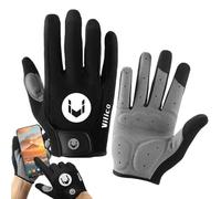 Niesel Guantes térmicos, guantes térmicos a prueba de viento con pantalla táctil, invierno con dedos completos para conducir, correr, andar en bicicleta, mandar