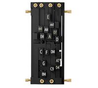 Niesel Guitar Chord Presser - Entrenador de diapasón de aprendizaje multifuncional | Herramienta de ejercicios duradera para amantes de la música, niños y adultos para entrenamiento en casa