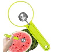 Niesel Herramientas de tallado de frutas, bolas de sandía, batidor de frutas y baller Agua de sandía de acero inoxidable, mandolinas y manantiales, corales vegetales, accesorios de cocina