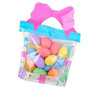 Niesel Huevos de Pascua moteados, huevos de Pascua moteados de espuma | 18 decoraciones para huevos pequeños moteados, huevos artificiales decorativos de Pascua para rellenar cestas de primavera