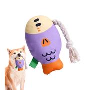 Niesel Juguete masticable Relleno para Perros, Juguete masticable Relleno para Perros - Squeaky Toys Juguete masticable para Peces hinchados, Juguetes con Dientes sanos, Juguete para Perros