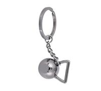 Niesel Llavero de Fitness Deportivo, Anillo Llave Kettlebell | Kettlebell de Zinc | Espejo Pulido Electroplata de Gimnasio Joyería para Bolso Mochila