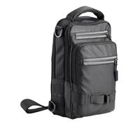 Niesel Mochila de con Soporte para caña, Bolsa de Impermeable con Soporte para caña, Mochila Ligera de un Solo Hombro para Hombres y Mujeres