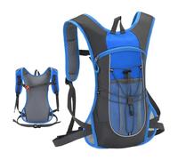 Niesel Mochila para ciclismo, mochila para correr, Mochilado de agua corriendo, Accesorios de recreación al aire libre transpirables con tiras reflectantes para alpinismo al aire libre