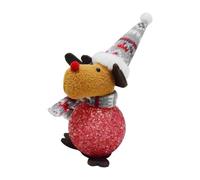 Niesel - Peluche de peluche de reno, peluche de alce - Light Up Animal de peluche de de Navidad Decoración Elk Peluche - Figuras de alce, bonitas decoraciones de mesa, muñecas de