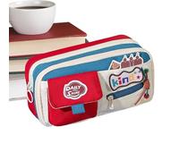 Niesel Portalápices, portalápices - Bolsa bolígrafo Vintage con Cremallera de Gran Capacidad, Porta Objetos para papelería, Lake Blue, riferimento Alla descrizione, Consulte la descripción