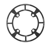 Niesel - Protector de cadena de bicicleta para bicicleta (protector de piñón de bicicleta), accesorios de aleación de aluminio con diseño calado, protección trasera para uso en carretera y bicicleta