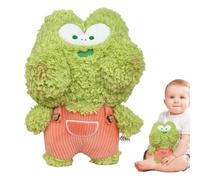 Niesel Rana Plushie, Rana de Peluche - 9,45 Pulgadas de Peluche Divertido de Rana de Felpa,Juguete de Peluche Suave Decoración de la Casa de Kindergarten Peluche de Dibujo