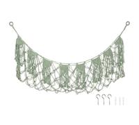 Niesel Red para animales de peluche | Grande Boho de pared resistente | Hamaca porta juguetes de peluche de malla de malla, para niños, niñas, niños pequeños, habitación de guardería sala de juegos