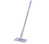 Niesel seco, compacto - Mopa antipolvo con cabezal giratorio de 360 grados, reutilizable para suelos de madera, seco y húmedo para paredes de salón, baño, inodoro, esquinas, puertas