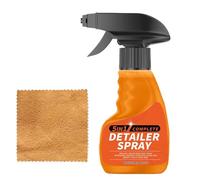 Niesel Spray de detalles 5 en 1 | Spray de detalles, niebla automotriz de 120 ml con toalla para proteger las superficies interiores, mantiene la pintura y la como nuevos contaminantes de luz