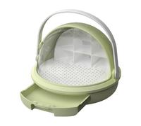 Niesel Terrario para reptiles | Jaula transpirable para alimentación | Caja de eclosión de reptiles con gusanos de seda,para hogares ranas escorpiones pequeños animales proyecto científico