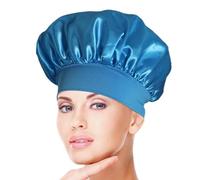 Niesel Toalla de pelo de satén, toalla de pelo para dormir, toalla de satén antiencrespamiento, toalla de satén antiencrespamiento, toalla de pelo de seda de lujo, toalla protectora de satén para