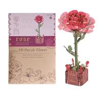 Niesel Tridimensionales para Adultos | Diseño de Dalia en Capas Modelo para Principiantes,3D de Flores,para Casa Navidad Interior Exterior Oficinas Adultos Y Amantes