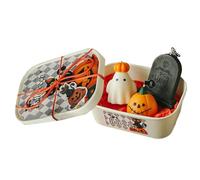 Niesel Vela perfumada de Halloween con fragancias de fantasma de calavera, lápida y dedos | Centro de mesa atmósfera espeluznante para fiestas interiores casa dormitorio - Decoración Halloween