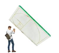 Niesel Visor de composición | Herramienta de arte del visor de proporción dorada, visor de proporción dorada, visor de sección dorada transparente, captador de vista para fotógrafos y artistas
