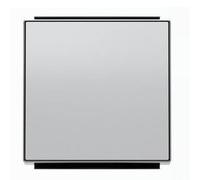 Niessen 8501 TECLA INT/CONM/Cruz/Puls PL, Negro y Plata