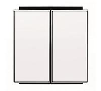 Niessen 8511 TECLA Doble INT/CONM BL, Blanco