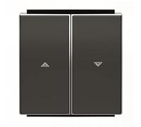 Niessen 8544 TECLA PULSADOR PERSINAS NS, Negro