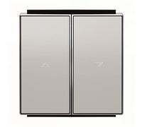 Niessen 8544 TECLA PULSADOR PERSINAS PL, Plata