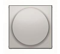 Niessen 8560.2 PL - Tecla regulador Giratorio LED Universal, Color Plata