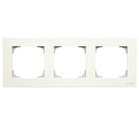 Niessen 8573 BL - Marco, 3 Ventanas, Color Blanco