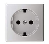 Niessen 8588.9 PL - Tapa Schuko, Color Plata