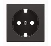 Niessen 8588.9 Tapa SCHUKO NS, Negro Soft